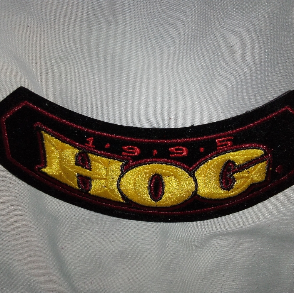 NEW HARLEY DAVIDSON OWNERS GROUP HOG 1995 MOTORCYCLE JACKET VEST BIKER PATCH